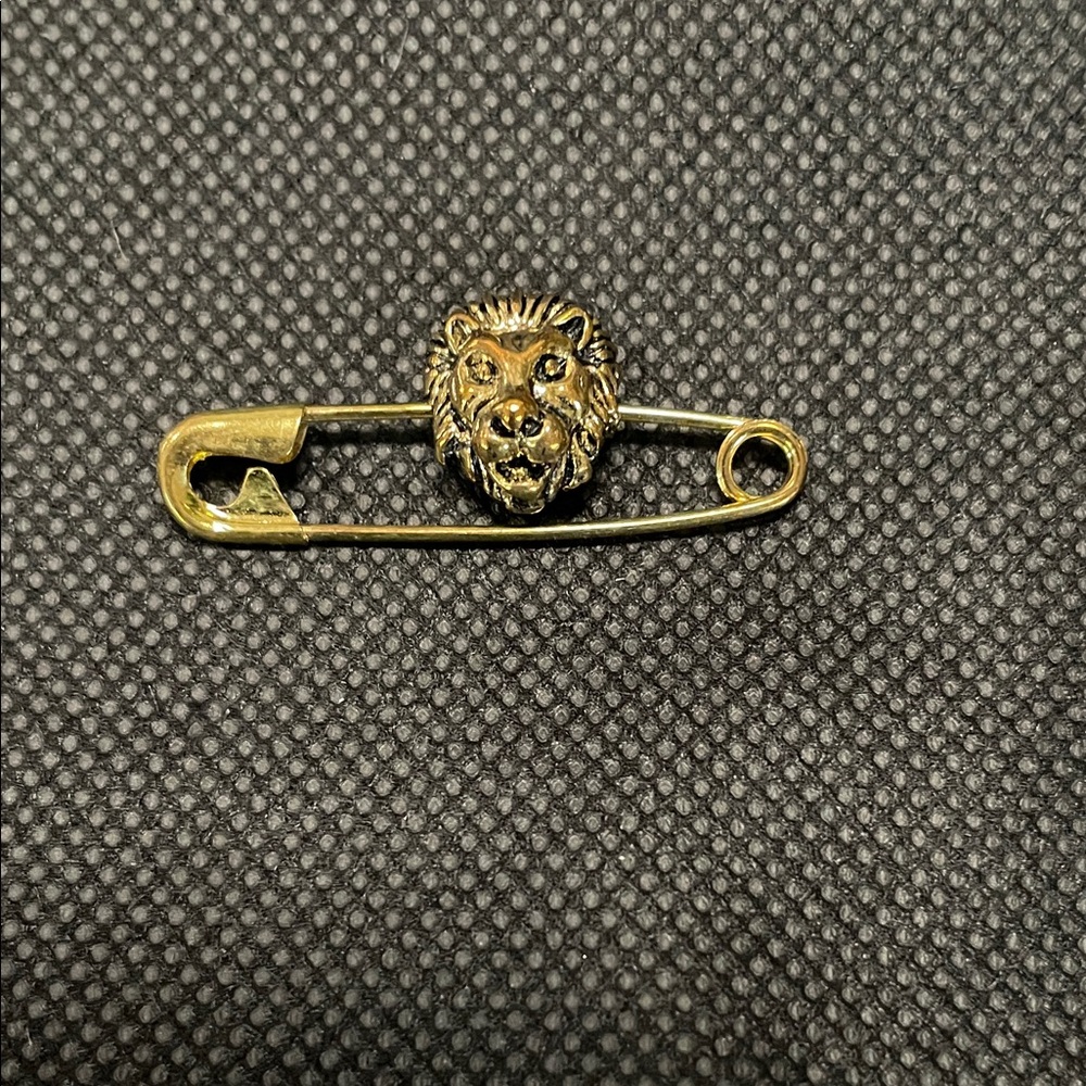 Gold Lion Charm